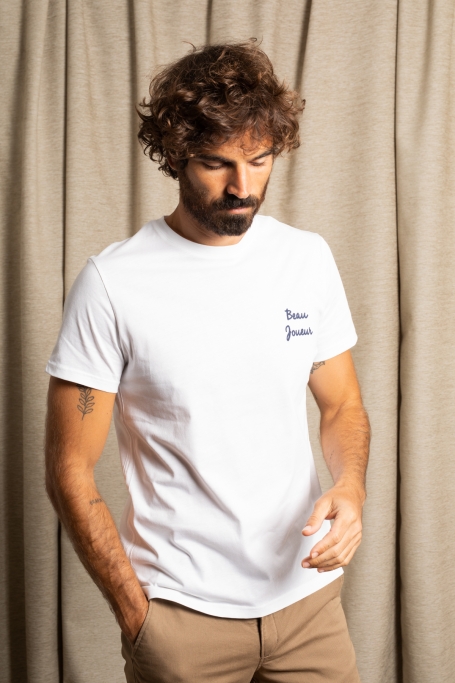 T-shirt Beau Blanc Optique