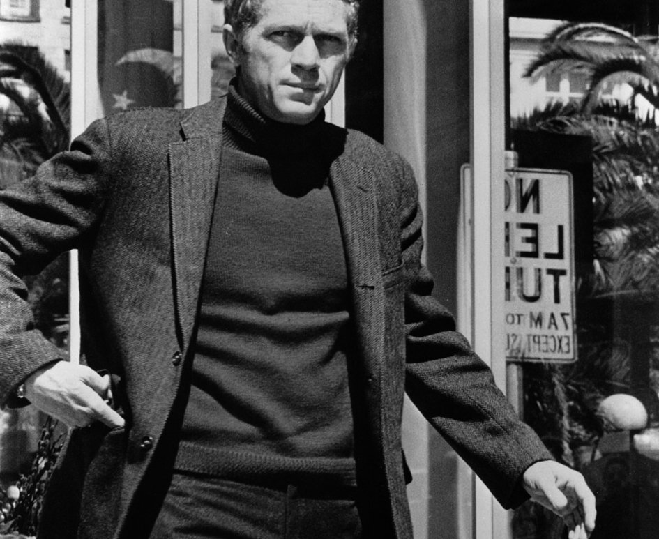 Steve Mc Queen en col roulé