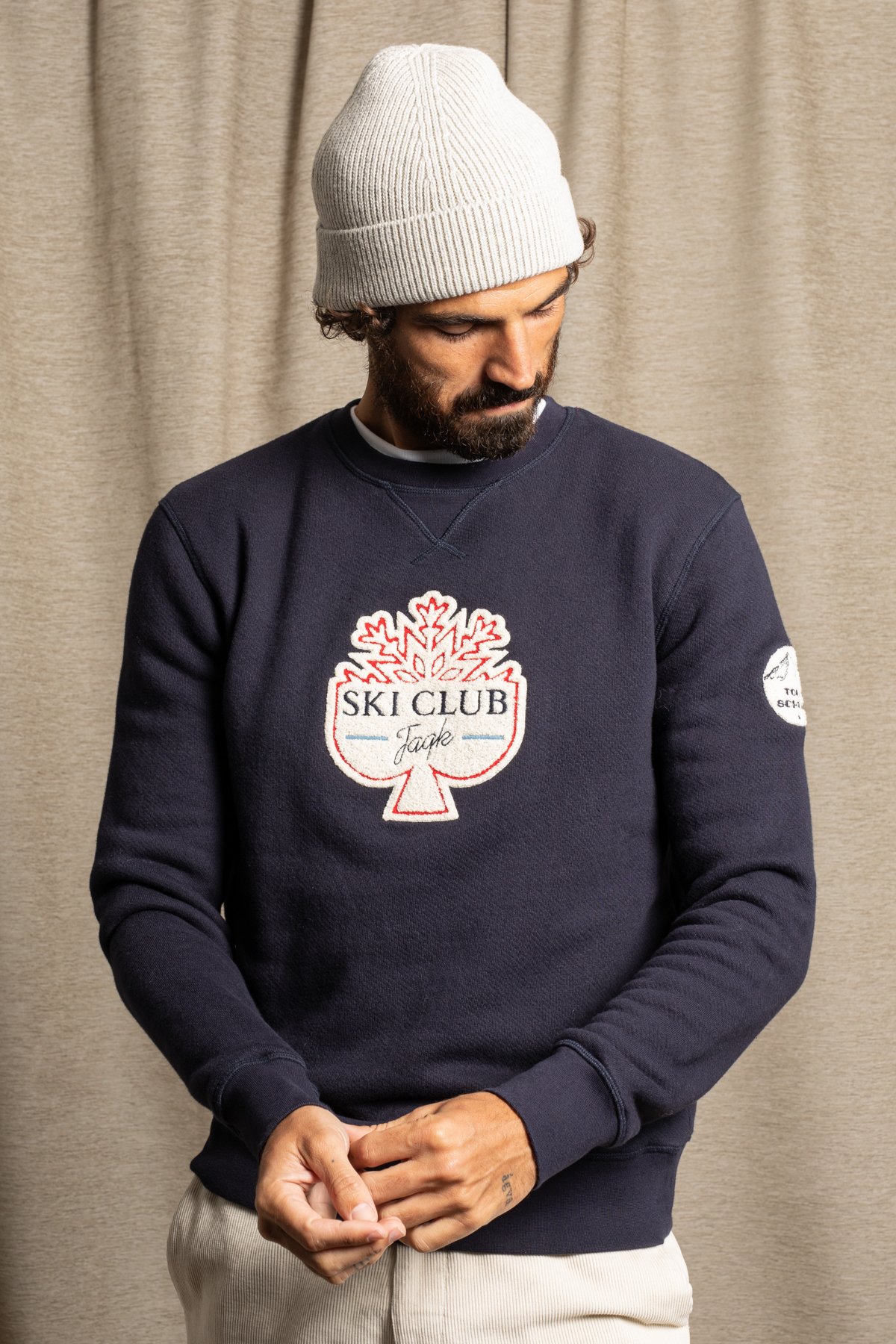 Sweat Chasse Neige Neptune, Sweat en coton, Mode homme